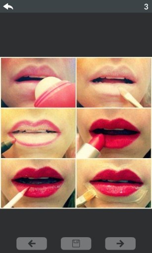 Lips makeup step by step 2截图2