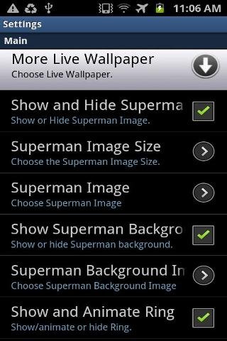 Superman Free Live Wallpaper截图1