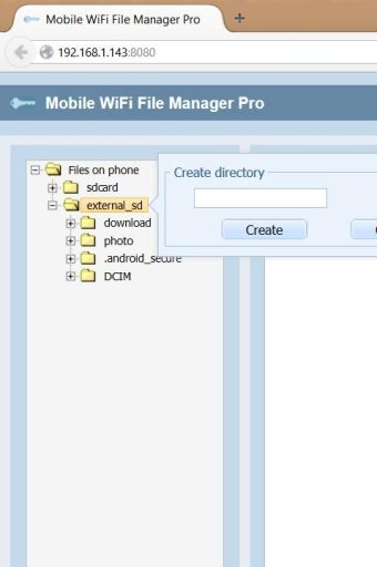 Mobile WiFi File Manager截图3