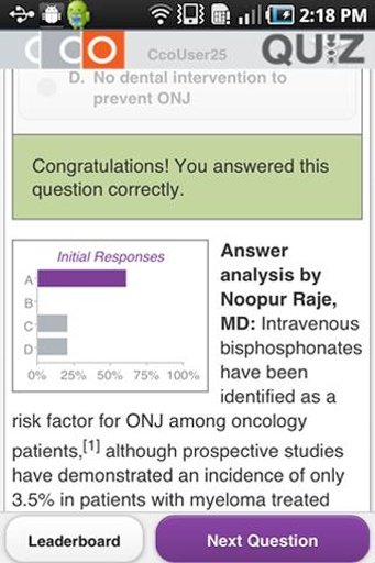 CCO ClinicalQuiz™截图2