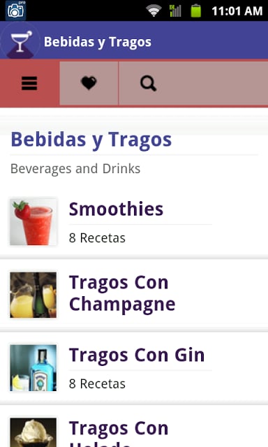 Bebidas y Tragos截图1