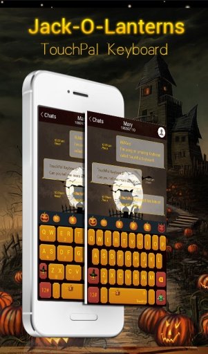 TouchPal SkinPack Jack-O-Lanterns截图3