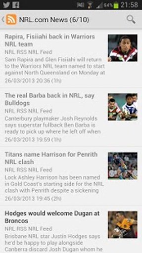 NRL News National Rugby League截图6