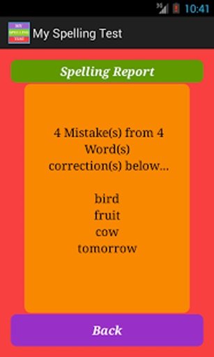 My Spelling Test截图6