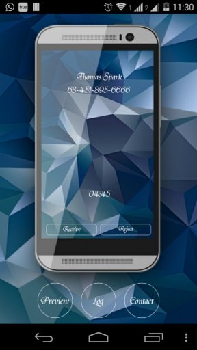 Galaxy X Caller Screen截图4