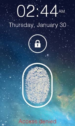 iOS 7 Fingerprint Lock Screen截图3