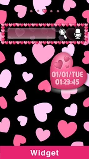 Pinky Heart Theme截图2