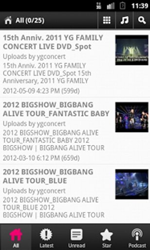 YG Family Live Concert截图2