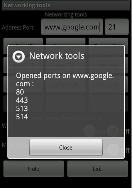 Network tool截图2