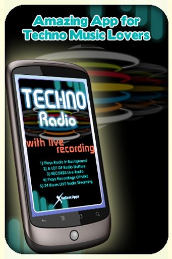 Techno Radio - With Recording截图1