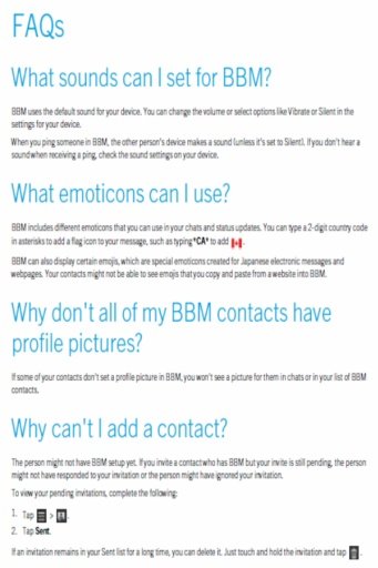 BBM for Android user guide截图7