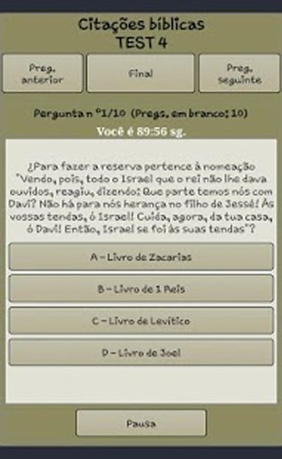 Teste B&iacute;blia截图2