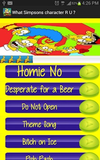 What Simpsons Character Are U截图2