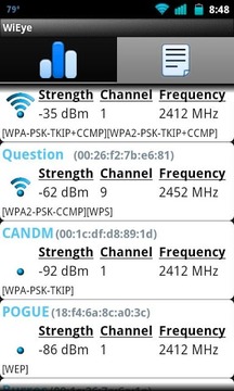 WiEye - WiFi Scanner截图