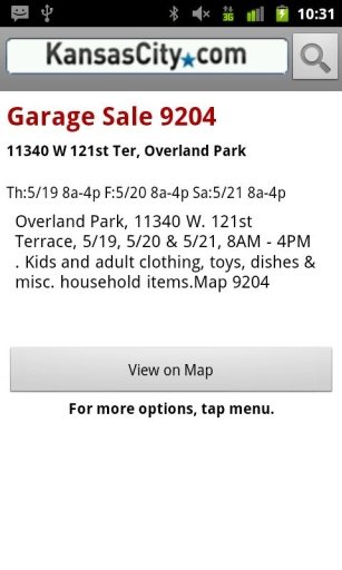 Kansas City Star Garage Sales截图3