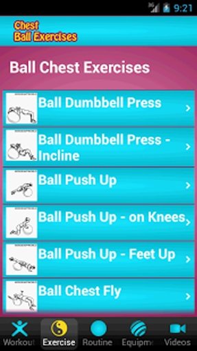 Ball Exercises for Chest截图8