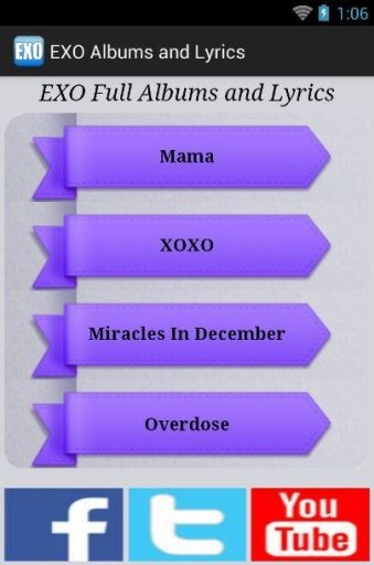 EXO K-POP Lyrics截图1