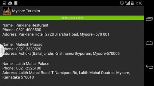 Mysore Tourism App截图3