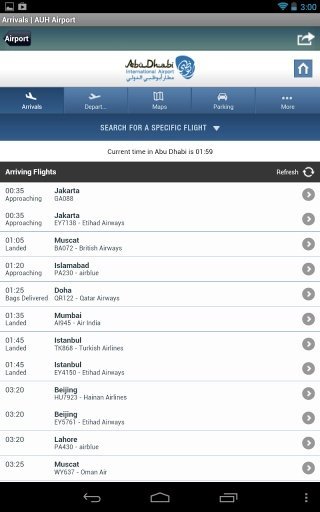 Abu Dhabi Airport+Flight Track截图5