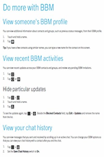 BBM for Android user guide截图6