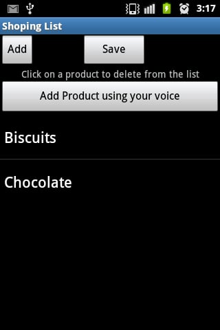 Shopping List (Voice Control)截图1