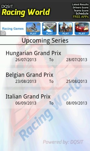 Motor Racing Schedule &amp; Result截图1