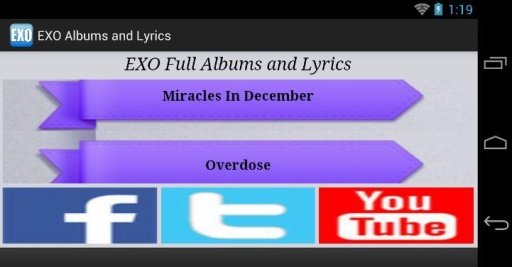 EXO K-POP Lyrics截图6