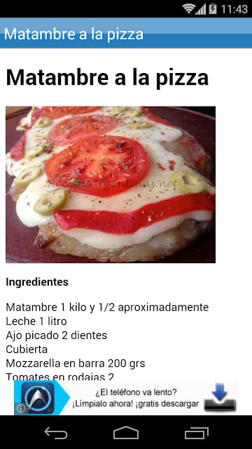 Recetas Argentinas 2.0截图4