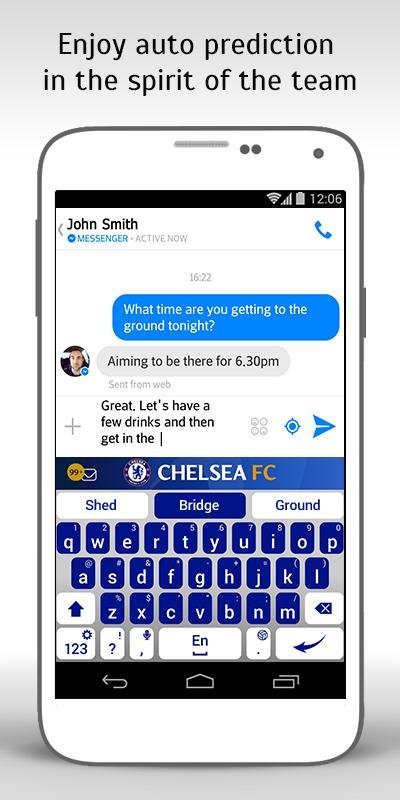 切尔西俱乐部键盘输入法:Chelsea FC Official Keyboard截图6