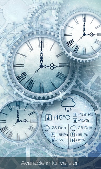 FREE Ice world time cloc...截图3