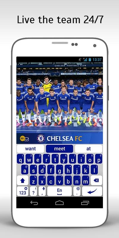 切尔西俱乐部键盘输入法:Chelsea FC Official Keyboard截图4