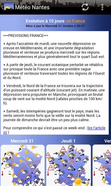 Météo Nantes截图11