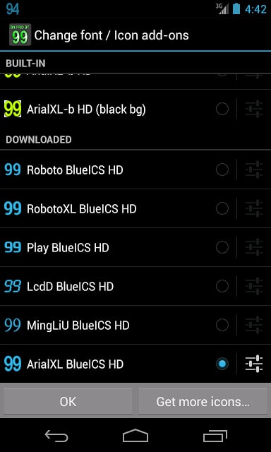 BN Pro BlueICS HD Text截图5