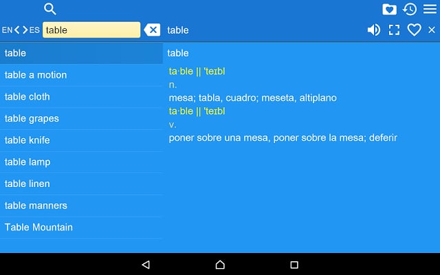 English Spanish Dictionary Fr截图8