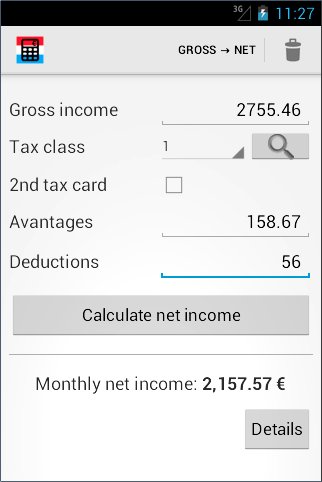 Calcul salaire Luxembourg截图4