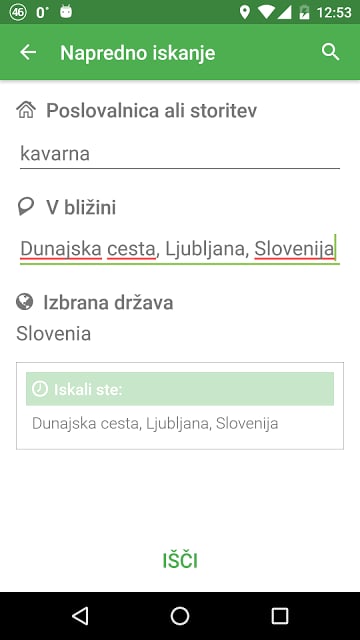 斯洛文尼亚地图搜索应用截图7