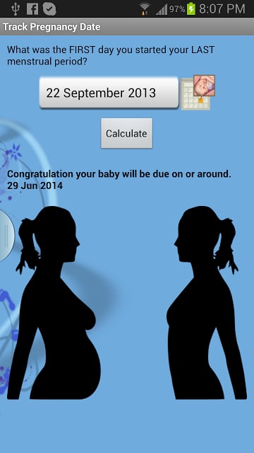 Track pregnancy Date截图3