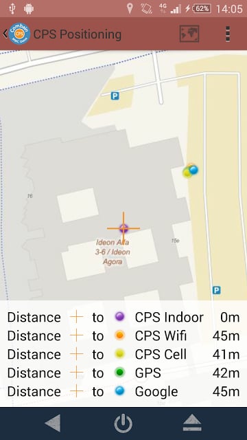 MWC Combain Positioning Demo截图1