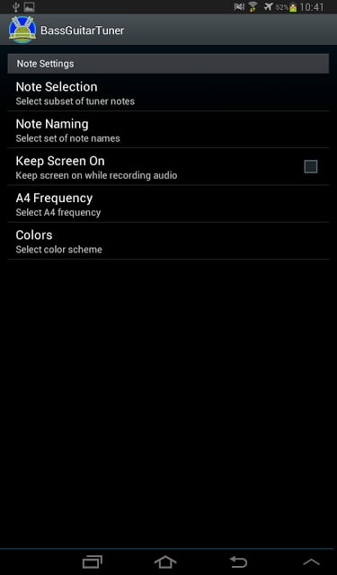 Bass Guitar Tuner截图5