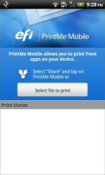 EFI PrintMe Mobile截图