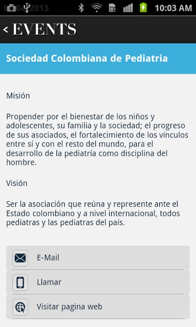 Sociedad Colombiana Pediatr&iacute;a截图4