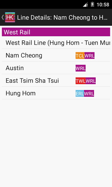 Hong Kong Metro Route Planner截图5