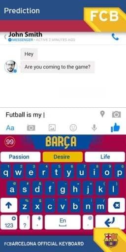 FC Barcelona Official Keyboard截图5