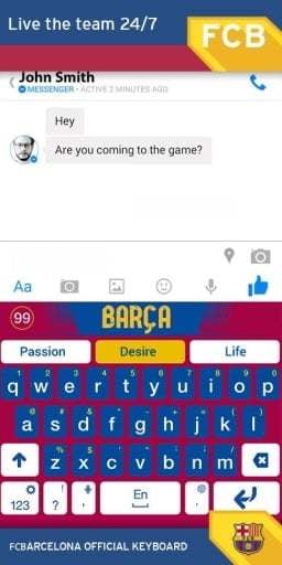 FC Barcelona Official Keyboard截图9