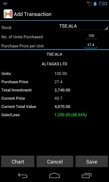 Canadian Stock Market Watch截图6