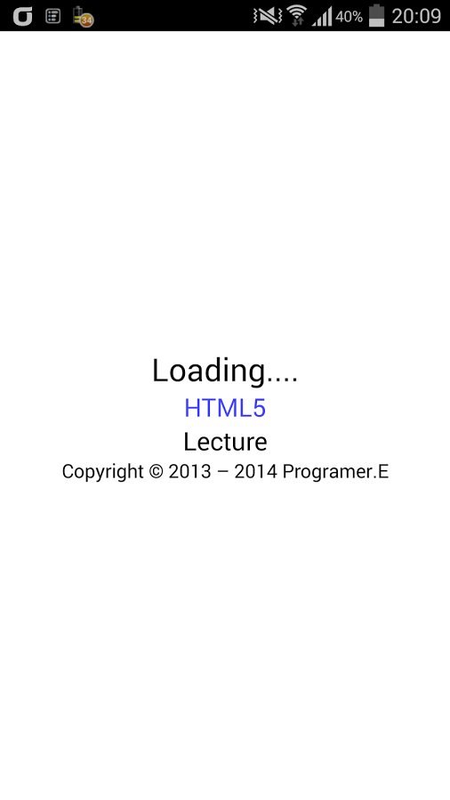 HTML5 Lecture截图3