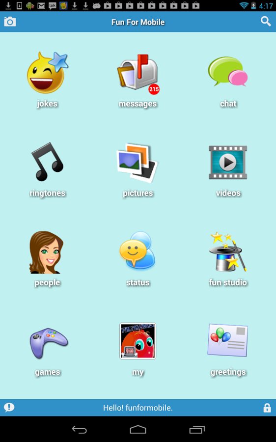FunForMobile Ringtones &amp; Chat截图1