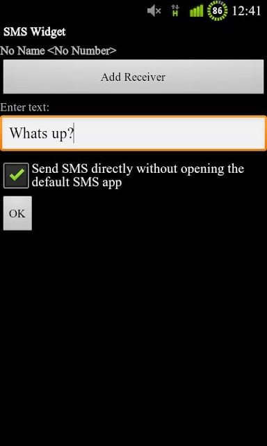 SMS Widget截图1