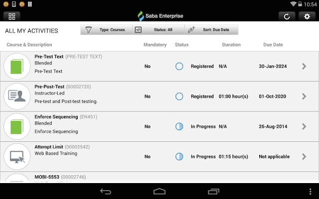 Saba Enterprise Cloud Anywhere截图6