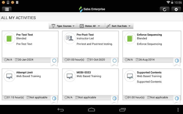 Saba Enterprise Cloud Anywhere截图5